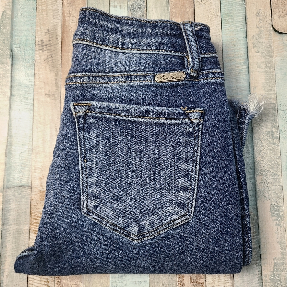 KanCan Mid Rise Cropped Skinny Jeans